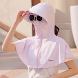 ピンク | 日よけ帽子 UVカット パーカー | REAL STYLE