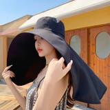 ブラック | 日よけ帽子 ガーデンハット UV | REAL STYLE