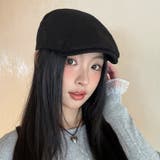ブラック | ハンチング 帽子 キャップ | REAL STYLE