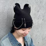 ブラック | ニット帽 レディース 帽子 | REAL STYLE