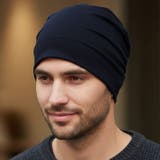 ネイビー | 医療用帽子 ニット帽 ワッチキャップ | REAL STYLE