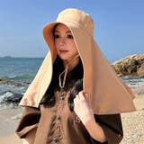 カーキベージュ | 日よけ帽子 レディース 日傘ハット | REAL STYLE