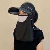 ブラック | サンバイザー 日よけ帽子 レディース | REAL STYLE