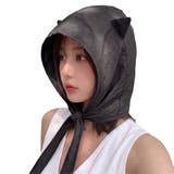 ブラック | フード スカーフ レディース | REAL STYLE