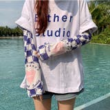 パープル | アームカバー UV 冷感 | REAL STYLE