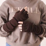 ブラウン | 指なし手袋 レディース 指切り | REAL STYLE