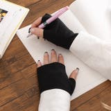 ブラック | 指なし手袋 ハンドウォーマー レディース | REAL STYLE
