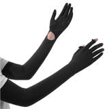 ブラック | アームカバー UVカット 冷感 | REAL STYLE