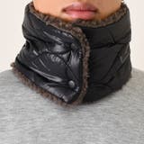 ブラック | ネックウォーマー ボタン付き 前開き | REAL STYLE