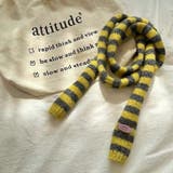 イエロー×グレー | マフラー スカーフ ストール | REAL STYLE