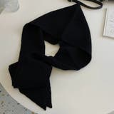 ブラック | マフラー ストール フード付き | REAL STYLE