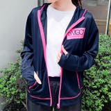 ネイビー×ピンク | パーカー レディース 夏 | REAL STYLE