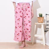 さくらんぼ(ピンク) | ルームパンツ レディース 夏 | REAL STYLE