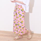レモン(ピンク) | ルームパンツ レディース 夏 | REAL STYLE