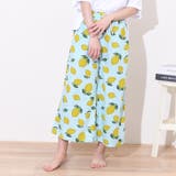 レモン(ライトブルー) | ルームパンツ レディース 夏 | REAL STYLE