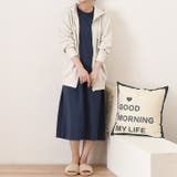 ダークブルー | ワンピース レディース 綿100 | REAL STYLE