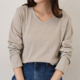 ベージュ | カットソー レディース 長袖 | REAL STYLE