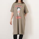 モカベージュ | ベティブープ BETTYBOOP ワンピース | REAL STYLE