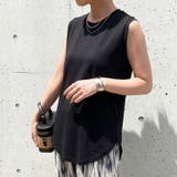 ブラック | タンクトップ トップス カットソー | REAL STYLE
