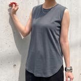 ブルーグレー | タンクトップ トップス カットソー | REAL STYLE