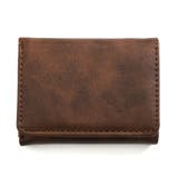 ブラウン | 財布 メンズ コンパクト | REAL STYLE