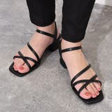 ブラック | サンダル レディース 歩きやすい | REAL STYLE