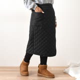 ブラック | 巻きスカート 防寒 ロング | REAL STYLE
