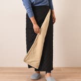 ブラック | 巻きスカート 巻くブランケット 防寒 | REAL STYLE
