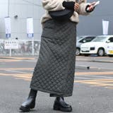 チャコール | 巻きスカート 防寒 ロング | REAL STYLE