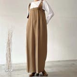 ベージュ | サロペット レディース 秋 | REAL STYLE