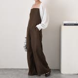 ブラウン | サロペット レディース 秋 | REAL STYLE