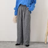 ブラック | ワイドパンツ レディース 春 | REAL STYLE