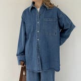 ブルー | デニムシャツ レディース 春 | REAL STYLE