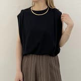 ブラック | カットソー ノースリーブ タンクトップ | REAL STYLE