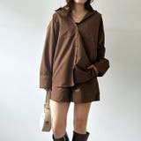 ブラウン | シャツ ブラウス ロングシャツ | REAL STYLE