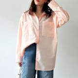 ピンク | シャツ ブラウス ロングシャツ | REAL STYLE