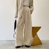 オートミール | ワイドパンツ レディース 春 | REAL STYLE