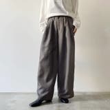 チャコール | ワイドパンツ レディース 春 | REAL STYLE