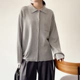 杢グレー | カーディガン レディース ニット | REAL STYLE