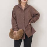 ブラウン | シャツ レディース 長袖 | REAL STYLE
