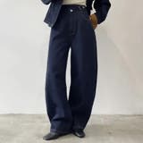 インディゴ | デニムパンツ レディース ワイド | REAL STYLE