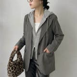 チャコール | ジャケット レディース 春 | REAL STYLE
