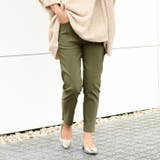 カーキ(12) | チノパンツ レディース レギンス | REAL STYLE