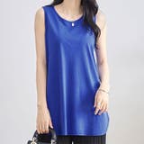 ロイヤルブルー(374) | タンクトップ レディース ロング | REAL STYLE