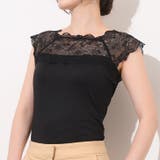 ブラック | インナーシャツ レディース レース | REAL STYLE