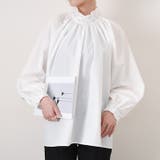 ホワイト(20) | ブラウス 長袖 レディース | REAL STYLE