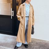 ベージュ(25) | トレンチコート レディース ロング | REAL STYLE