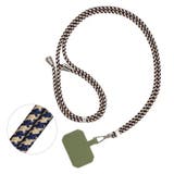 ネイビー×ベージュ | スマホ ショルダーストラップ ホルダー | REAL STYLE