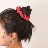 レッド | シュシュ 小さめ シンプル | REAL STYLE