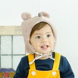 クマベージュ | ベビー帽子 冬 赤ちゃん | REAL STYLE